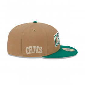 Gorra 59Fifty Boston Celtics NBA Classic 8-Bit Wordmark Beige