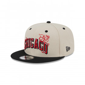 Gorra 9Fifty Chicago Bulls NBA Team Art Med Beige