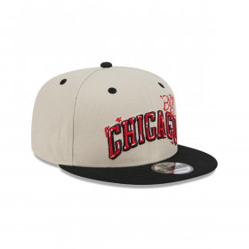 Gorra 9Fifty Chicago Bulls NBA Team Art Med Beige