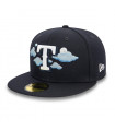 Gorra 59Fifty Texas Rangers MLB Cloud Navy