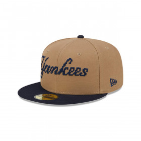 Gorra 59Fifty New York Yankees MLB 8-Bit Wordmark Beige