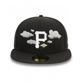 Gorra 59Fifty Pittsburgh Pirates MLB Cloud Black