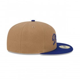 Gorra 59Fifty Los Angeles Dodgers MLB Classic 8-Bit Wordmark Beige