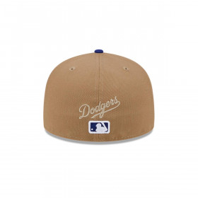 Gorra 59Fifty Los Angeles Dodgers MLB Classic 8-Bit Wordmark Beige