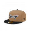 Gorra 59Fifty Chicago White Sox MLB Classic 8-Bit Wordmark Beige