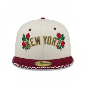 Gorra 59Fifty  MLB New York Yankees Novelty Stitch White