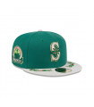 Gorra 59Fifty  MLB Seattle Mariners Novelty Holly Green Med