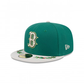 Gorra 59Fifty  MLB Boston Red Sox Novelty Holly Green Med