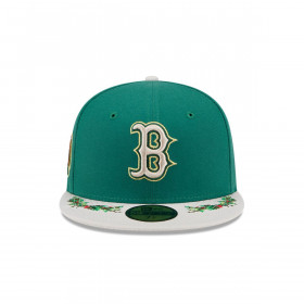 Gorra 59Fifty  MLB Boston Red Sox Novelty Holly Green Med