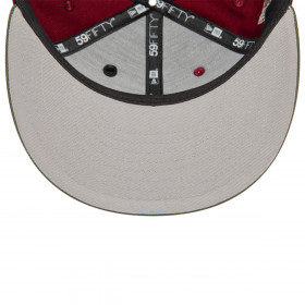 Gorra 59Fifty New York Yankees MLB Contrast Pin Dark Red