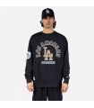 Polera  Los Angeles Dodgers MLB Patches Navy