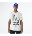 Polera  Los Angeles Dodgers MLB Official Doodles Light Beige