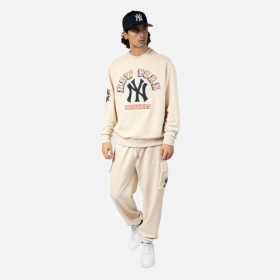 Polera  New York Yankees MLB Patches Light Beige