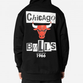 Poleron  Chicago Bulls NBA Newspaper Black