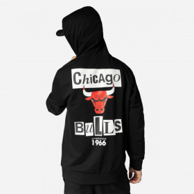 Poleron  Chicago Bulls NBA Newspaper Black