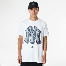 Polera  New York Yankees MLB Official Doodles White