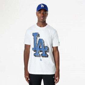 Polera  Los Angeles Dodgers MLB Official Doodles White