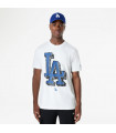 Polera  Los Angeles Dodgers MLB Official Doodles White