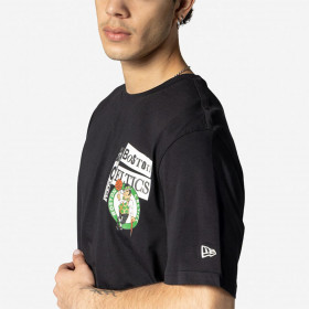 Polera  Boston Celtics NBA Newspaper Navy