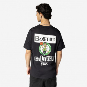 Polera  Boston Celtics NBA Newspaper Navy