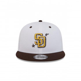 Gorra 9Fifty San Diego Padres MLB Official Doodles White