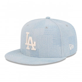 Gorra 9Fifty Los Angeles Dodgers MLB Denim Patchwork Open Blue