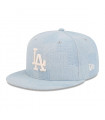 Gorra 9Fifty Los Angeles Dodgers MLB Denim Patchwork Open Blue