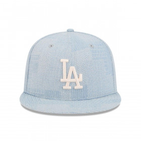 Gorra 9Fifty Los Angeles Dodgers MLB Denim Patchwork Open Blue