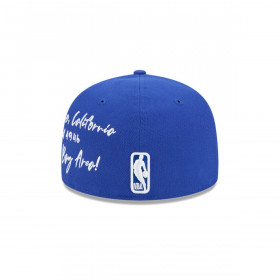 Gorra 59Fifty Golden State Warriors NBA Team Verbiage Med Blue