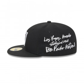 Gorra 59Fifty Las Vegas Raiders NFL Team Verbiage Black