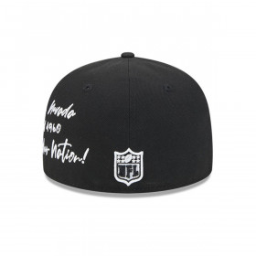 Gorra 59Fifty Las Vegas Raiders NFL Team Verbiage Black