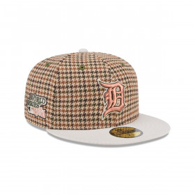 Gorra 59Fifty Detroit Tigers MLB Houndstooh Open Brown