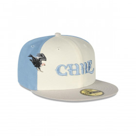 Gorra 59Fifty  Cóndor Chile Pastel Blue New Era