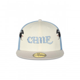 Gorra 59Fifty  Cóndor Chile Pastel Blue New Era