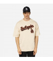 Polera  Los Angeles Dodgers MLB Cord Infill Light Beige