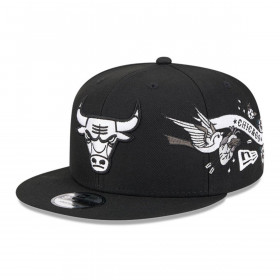 Gorra 9Fifty Chicago Bulls NBA City Art Black