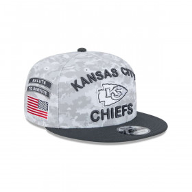 Gorra 9Fifty Kansas City Chiefs NFL Salute to Service Charcoal