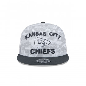 Gorra 9Fifty Kansas City Chiefs NFL Salute to Service Charcoal