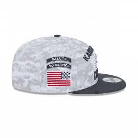 Gorra 9Fifty Kansas City Chiefs NFL Salute to Service Charcoal