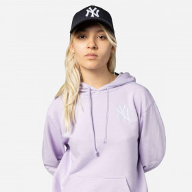 Polerón New York Yankees MLB Women League Essentials Pastel Purple