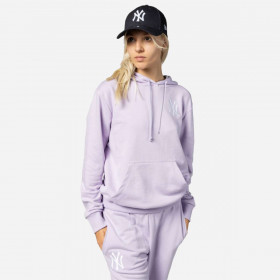 Polerón New York Yankees MLB Women League Essentials Pastel Purple