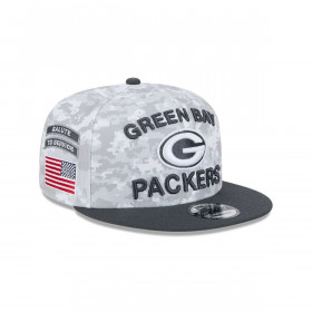 Gorra 9Fifty Green Bay Packers NFL Salute to Service Charcoal