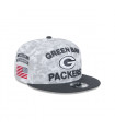 Gorra 9Fifty Green Bay Packers NFL Salute to Service Charcoal