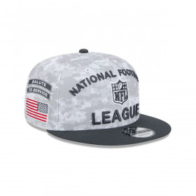 Gorra 9Fifty Official Logo NFL Salute to Service Charcoal