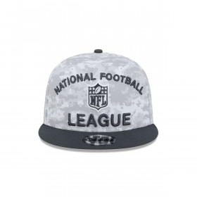 Gorra 9Fifty Official Logo NFL Salute to Service Charcoal