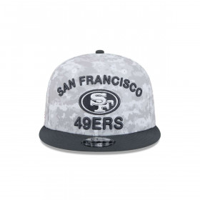 Gorra 9Fifty San Francisco 49Ers NFL Salute to Service Charcoal