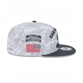 Gorra 9Fifty San Francisco 49Ers NFL Salute to Service Charcoal