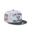 Gorra 9Fifty Las Vegas Raiders NFL Salute to Service Charcoal