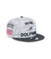 Gorra 9Fifty Miami Dolphins NFL Salute to Service Charcoal