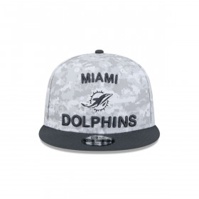 Gorra 9Fifty Miami Dolphins NFL Salute to Service Charcoal